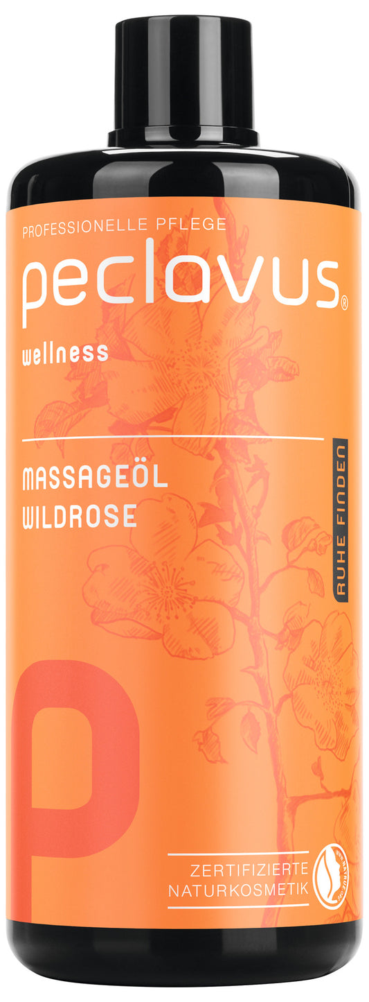 Huile de massage Rose sauvage - 500 ml - Peclavus - Ruck