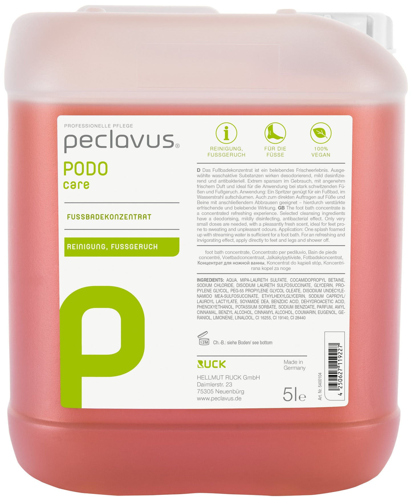 Bain de pieds concentré - Ruck