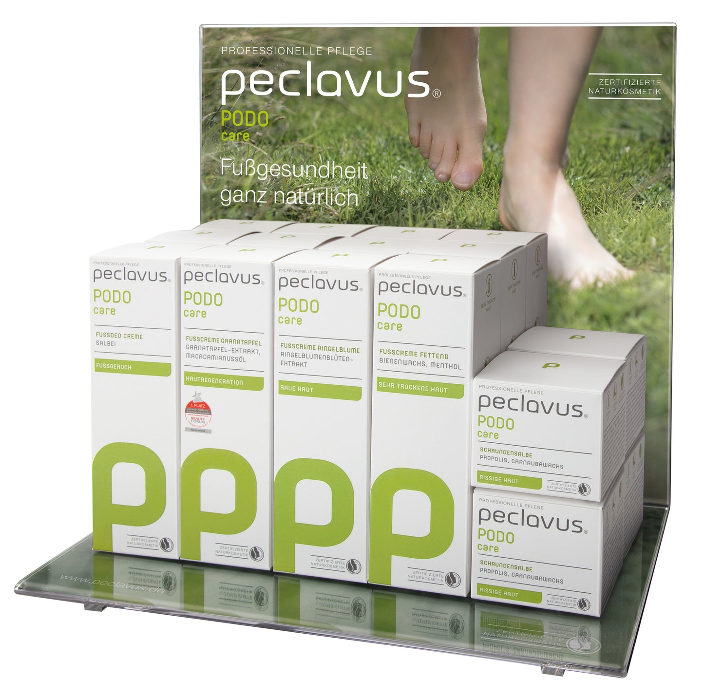 PODOcare Classic Set avec présentoir - Peclavus