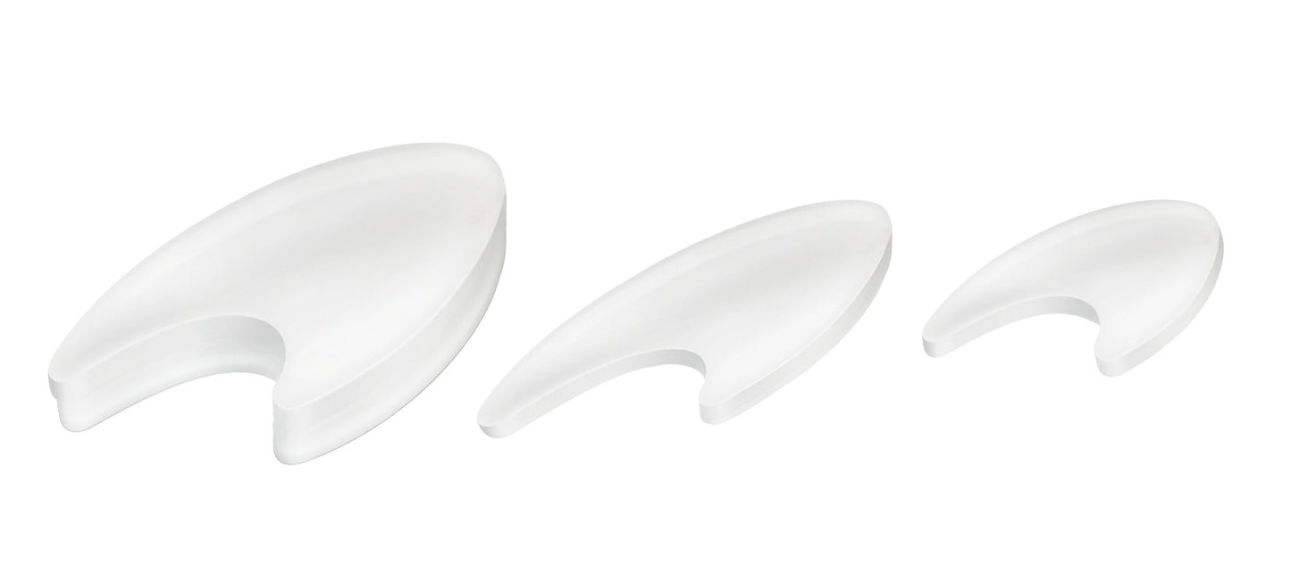 Séparateurs d'orteils en silicone - forme anatomique - Ruck