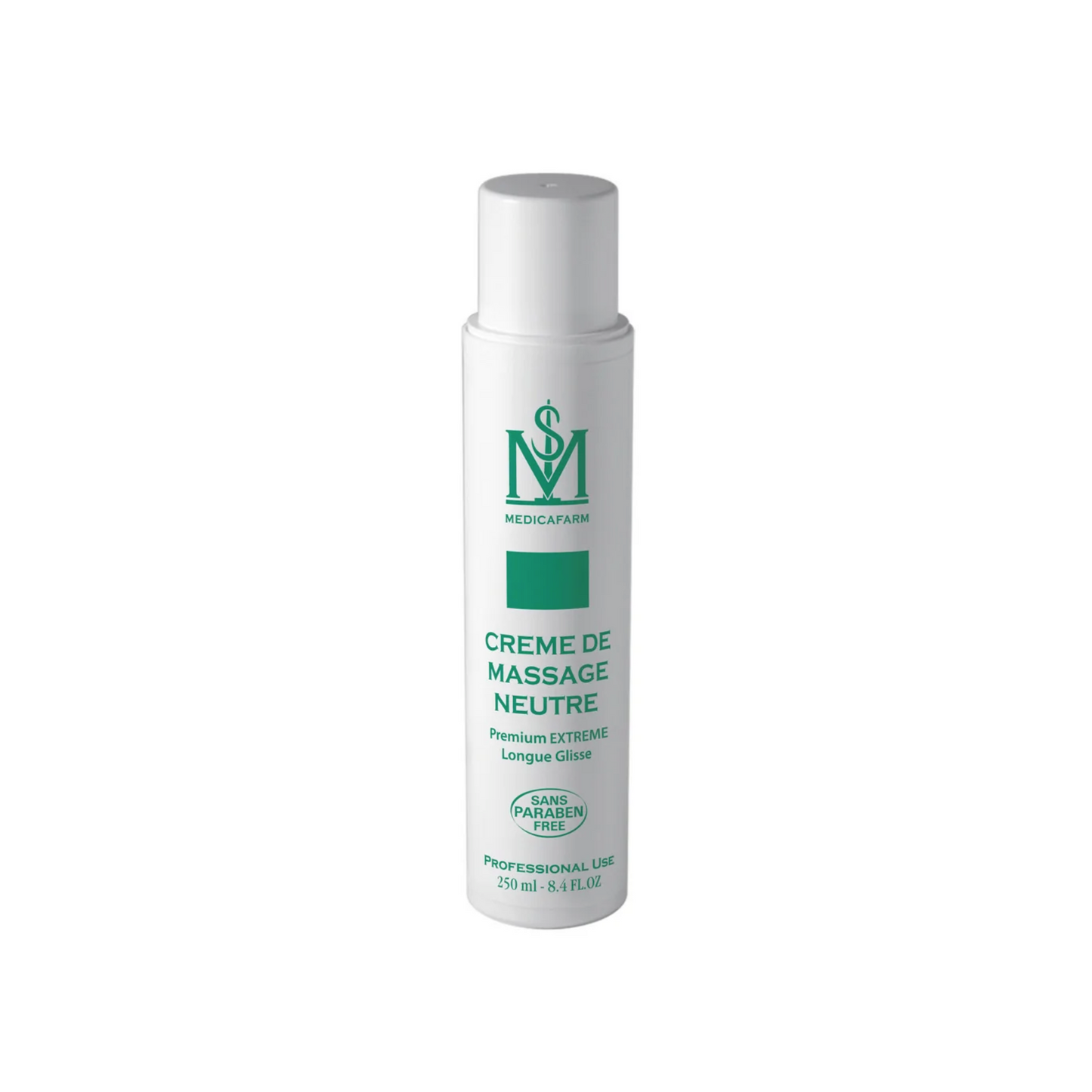 Crème de massage neutre premium extreme longue glisse - 250 ml ou 1L