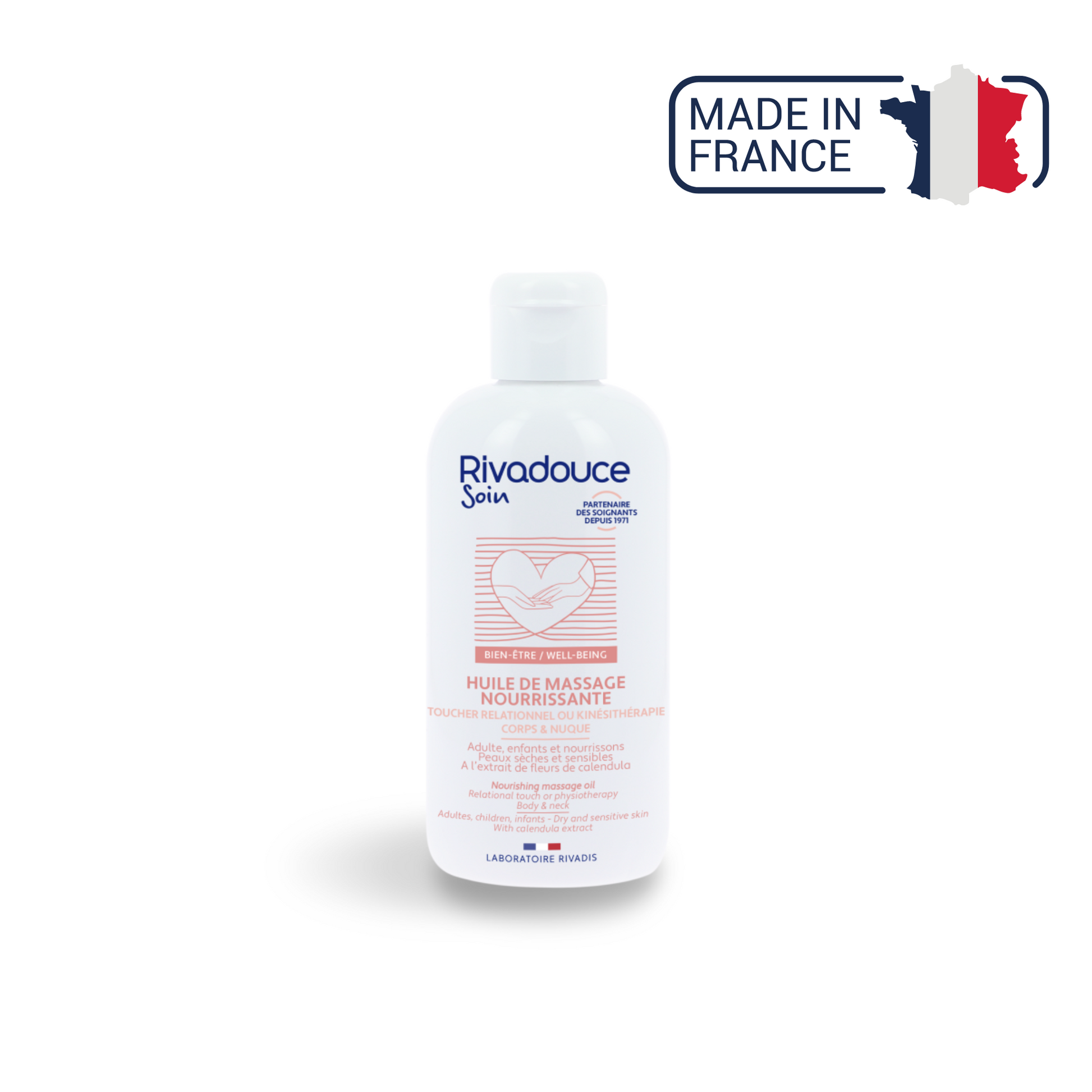 Huile de massage nourrissante - 250ml - Rivadouce