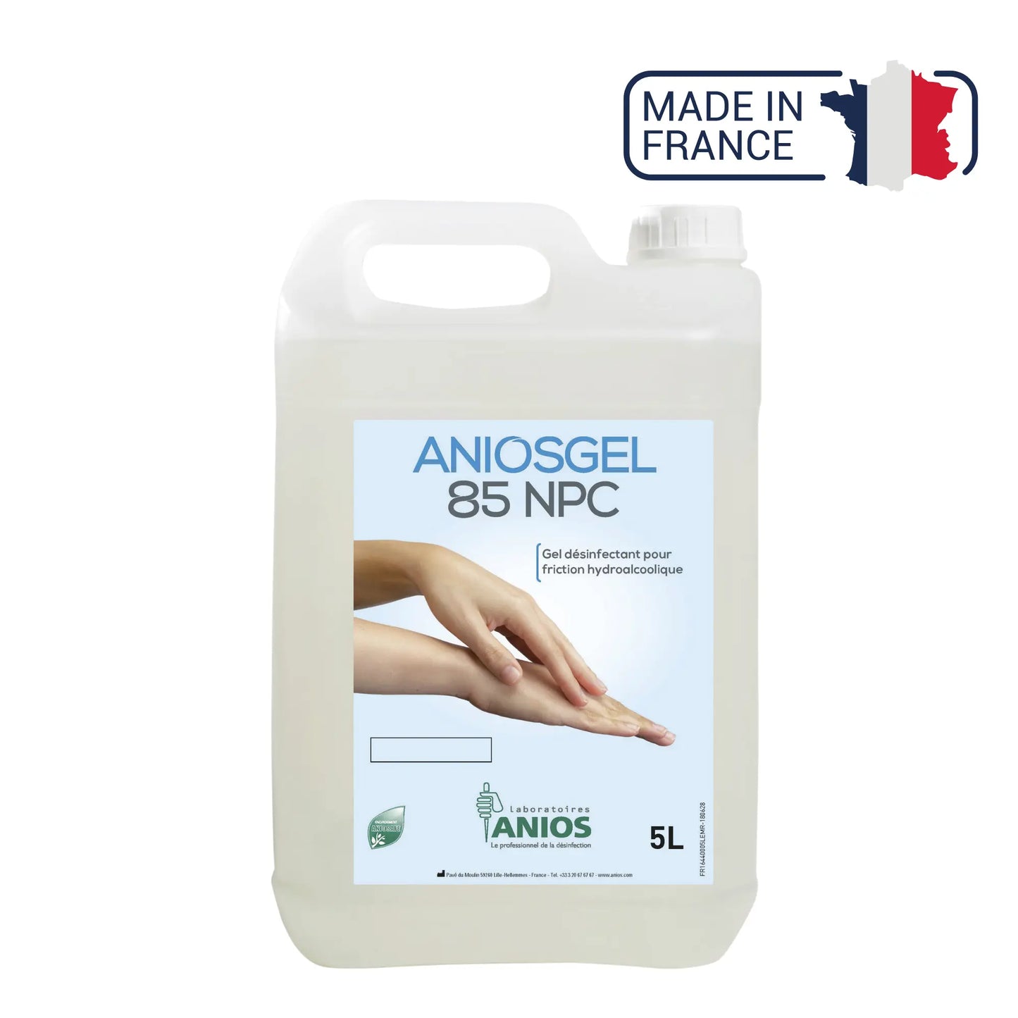 Aniosgel 85 NPC - Gel désinfectant par friction hydroalcoolique - Anios