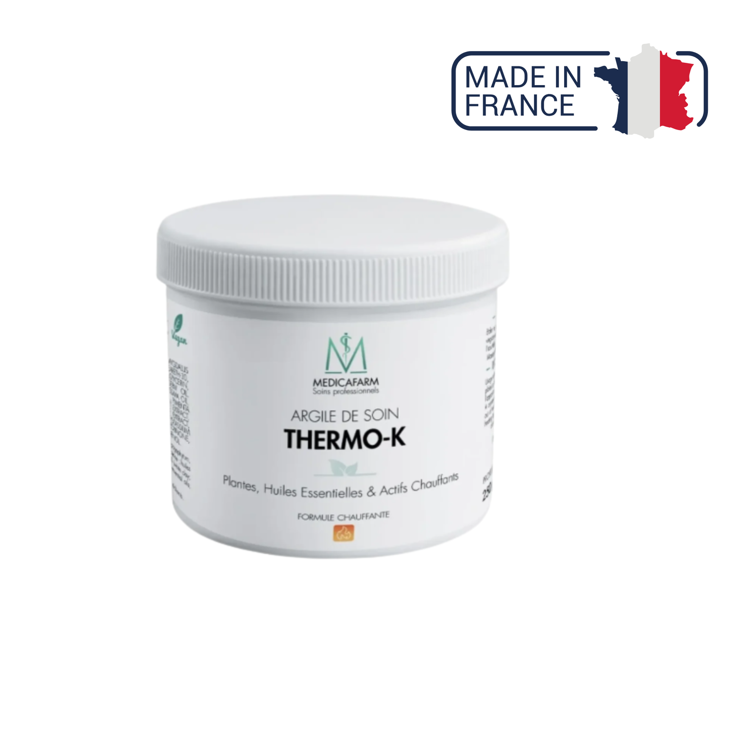 Argile de soin Thermo-K - Chauffant - Pot 250g - Medicafarm