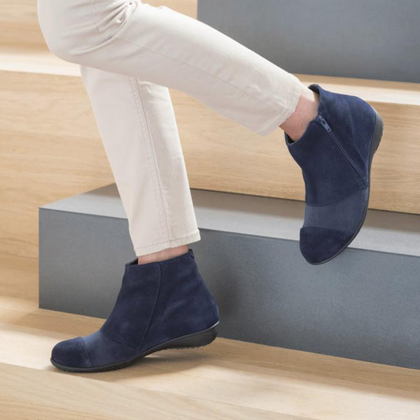 Bottines femme Caméléa HV - 2 couleurs - Hallux Valgus - Gibaud