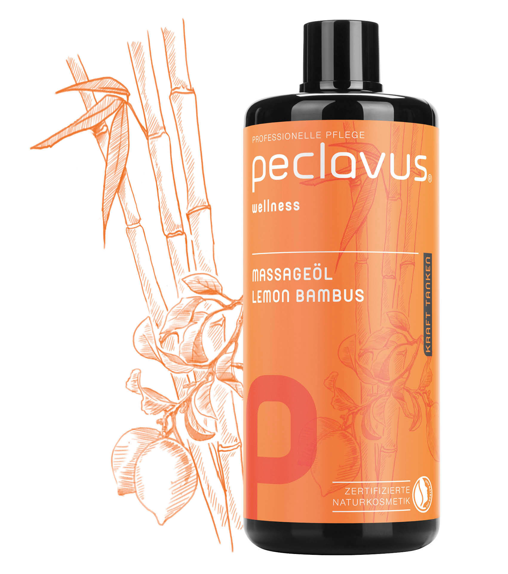 Huile de massage Citron Bambou - 500 ml - Peclavus - Ruck