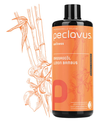 Huile de massage Citron Bambou - 500 ml - Peclavus - Ruck