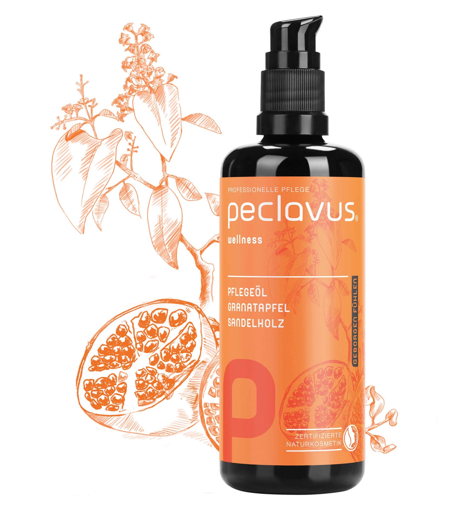 Huile de soin Grenade Bois de Santal - Peclavus - Ruck
