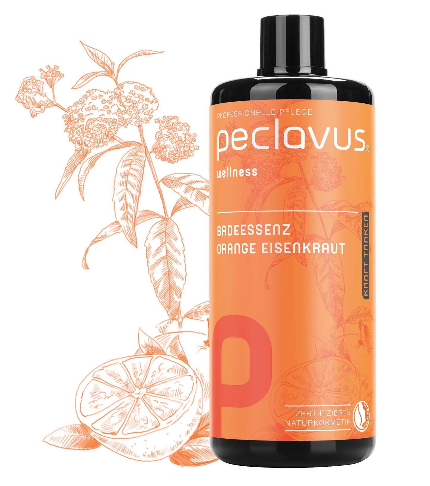 Essence de bain Orange Verveine - "Recharger ses batteries" - 500 ml - Peclavus - Ruck