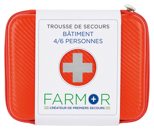 Trousse de secours Bâtiment - 4 à 6 Personnes - Farmor