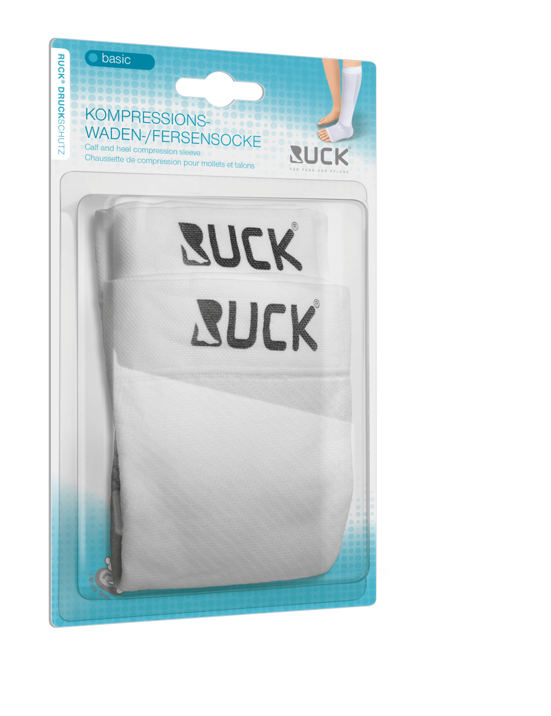 Chaussettes de contention - Protection talon et genou - 4 tailles disponibles - 1 paires - Ruck