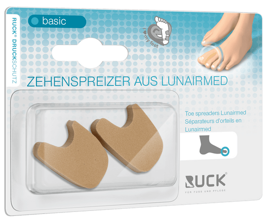 Séparateurs d'orteils en silicone - 2 pièces - Ruck