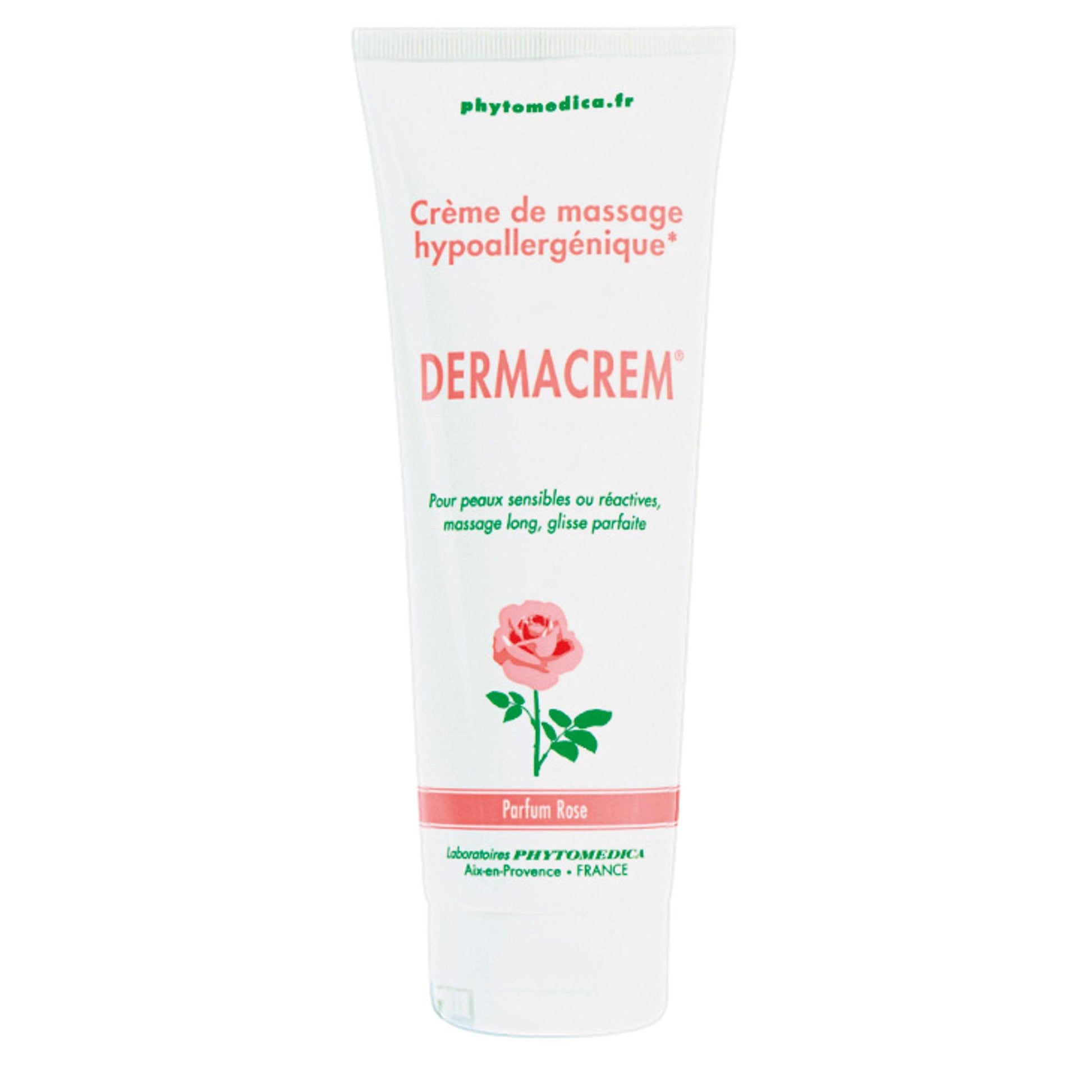 Crème de massage - Parfum Rose - Dermacream