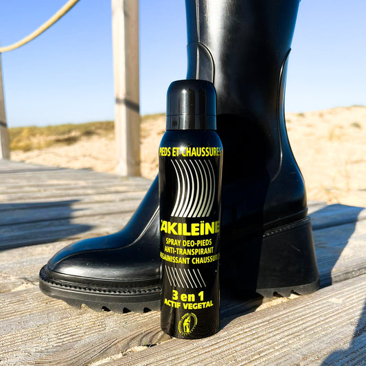 Spray Noir - Désodorisant pour chaussures - 150 ml - Akiléine