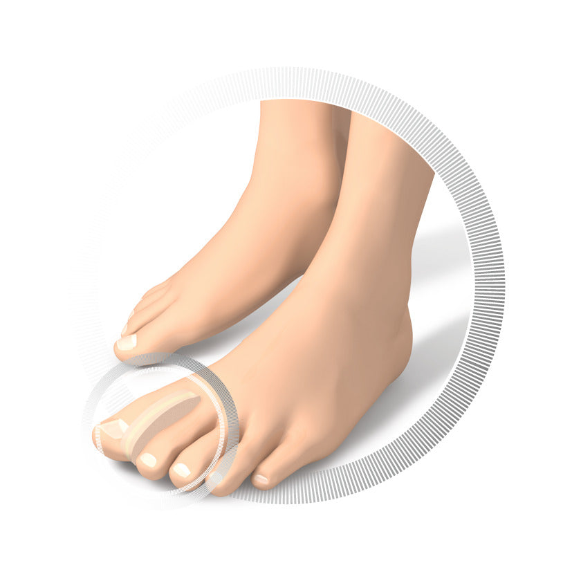 Écarteur d'orteils en mousse de latex - soulage la pression - 3 tailles disponibles - Ruck