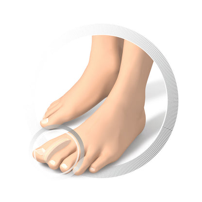 Écarteur d'orteils en mousse de latex - soulage la pression - 3 tailles disponibles - Ruck