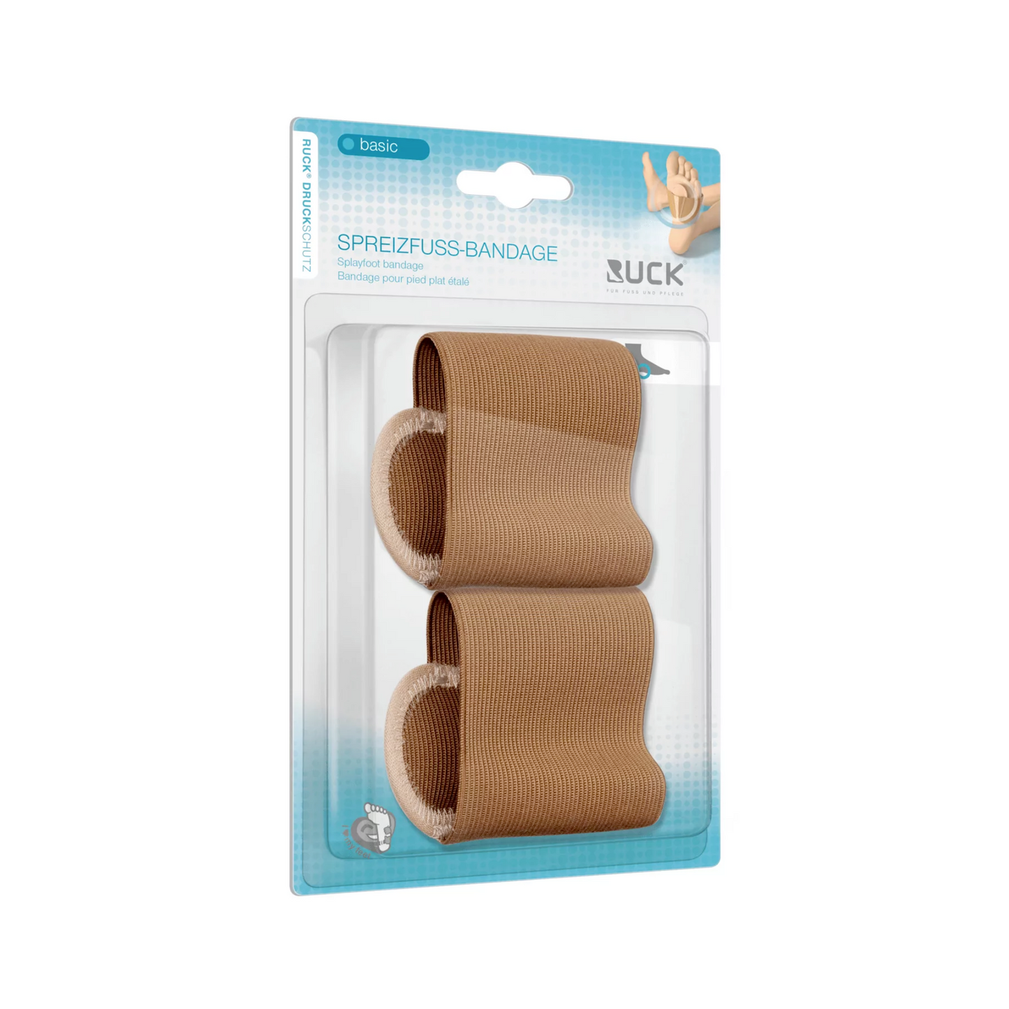 Bandage élastique avec renfort - Soulage la douleur - 10 tailles disponibles - Ruck