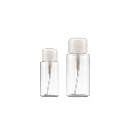 Flacon plastique distributeur à pompe pour liquide - 2 formats disponibles