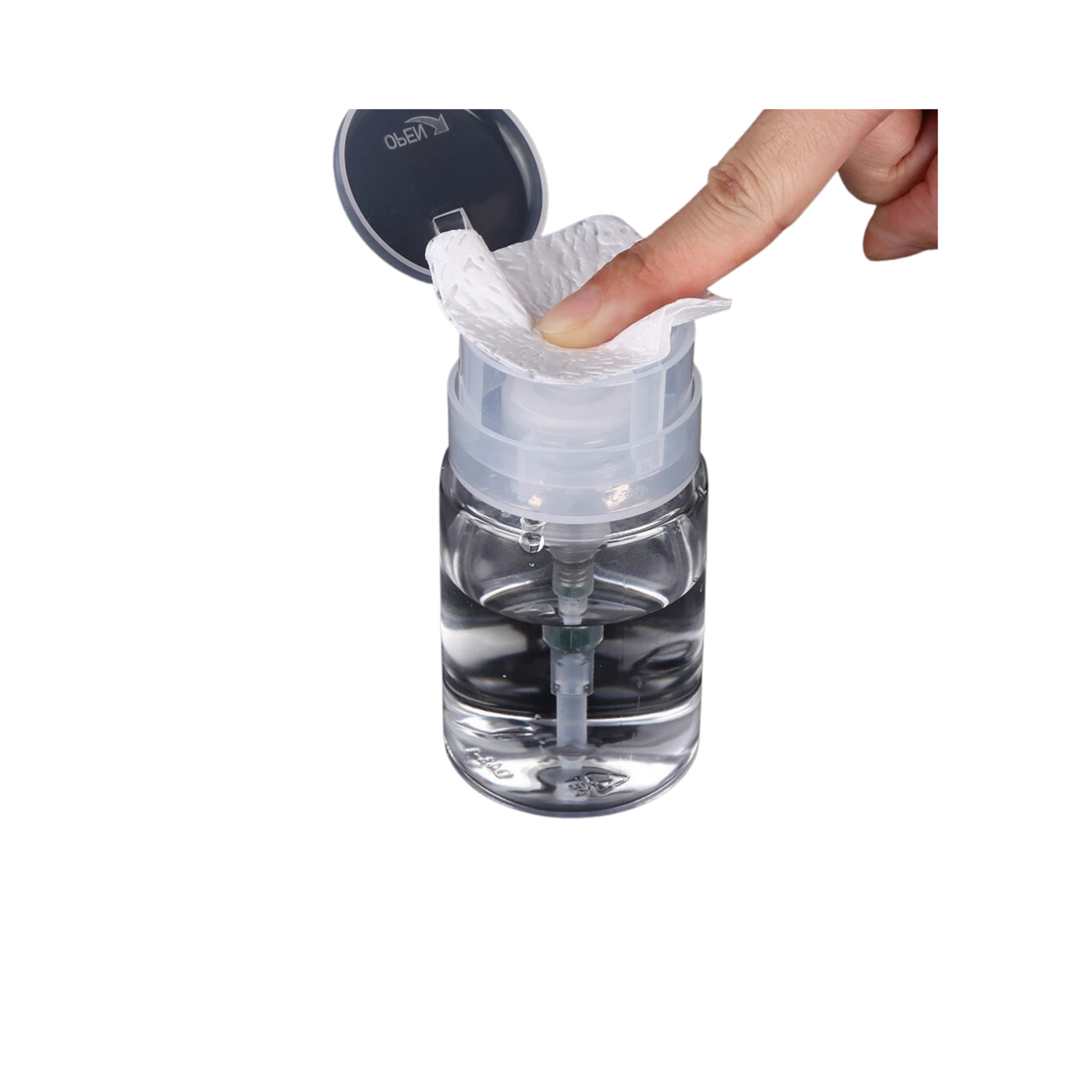 Flacon plastique distributeur à pompe pour liquide - 2 formats disponibles