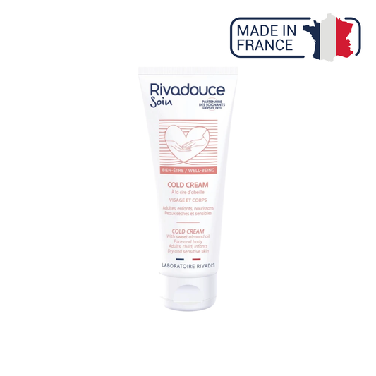 Cold Cream Bio - 50 ml - Cire d'abeille - Visage et corps - Rivadouce