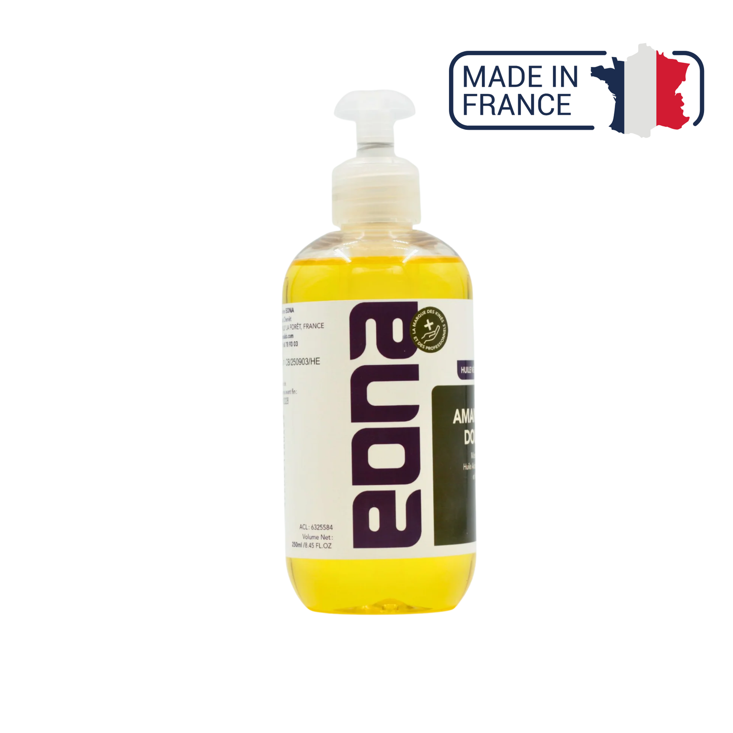 Huile de massage - Amande douce - 250 ml - Bio - Eona