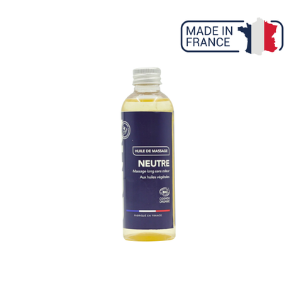 Huile de massage Neutre - Bio - 2 contenances - Eona