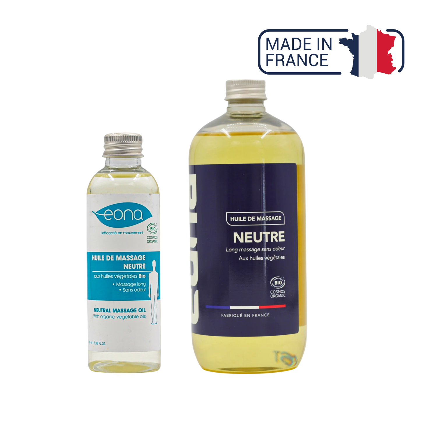 Huile de massage - Neutre - Bio - Eona