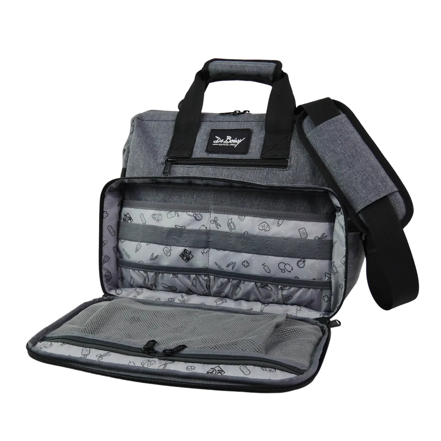 Mini bolsa médica EIFFEL - Gris/Negro