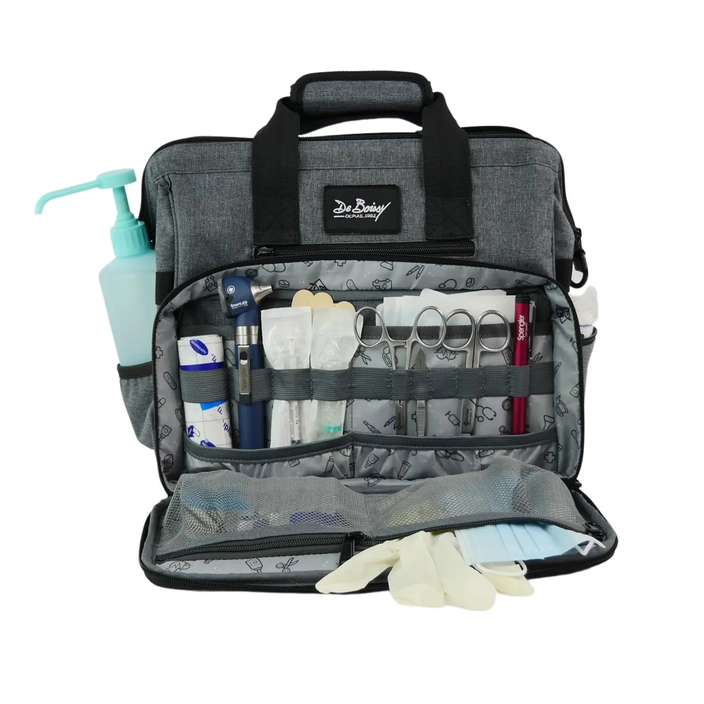 Mini bolsa médica EIFFEL - Gris/Negro