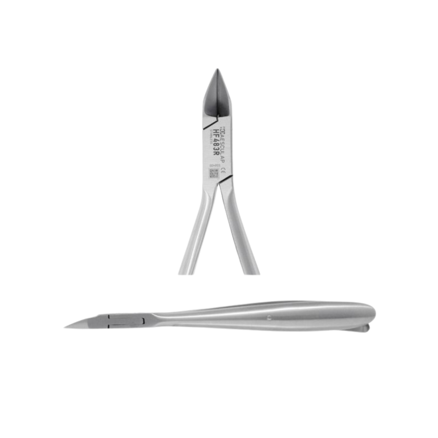 Pince à ongles - Coupe droite - Mors très fins - 13 cm - Aesculap - HF483R
