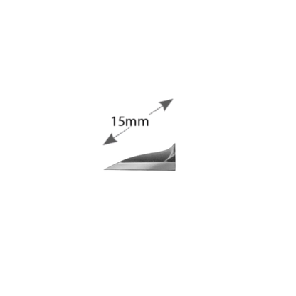 Pince à ongles - Coupe droite - Mors très fins - 13 cm - Aesculap - HF483R