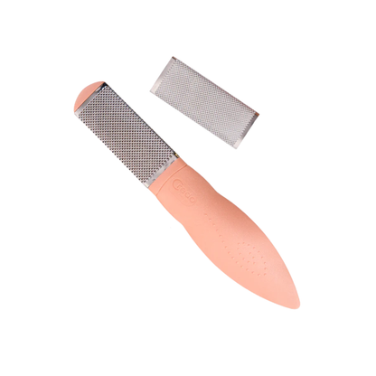 Râpe de pédicurie avec surface de friction en Inox - 19 cm - Credo
