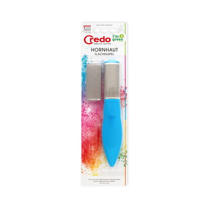Râpe de pédicurie avec surface de friction en Inox - 19 cm - Credo