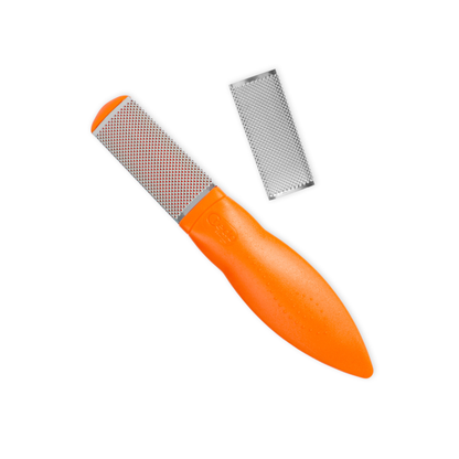 Râpe de pédicurie avec surface de friction en Inox - 19 cm - Credo