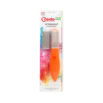 Râpe de pédicurie avec surface de friction en Inox - 19 cm - Credo