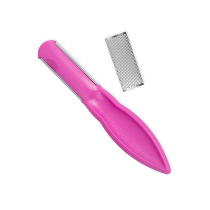 Râpe de pédicurie avec surface de friction en Inox - 19 cm - Credo