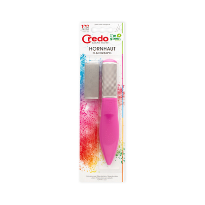 Râpe de pédicurie avec surface de friction en Inox - 19 cm - Credo